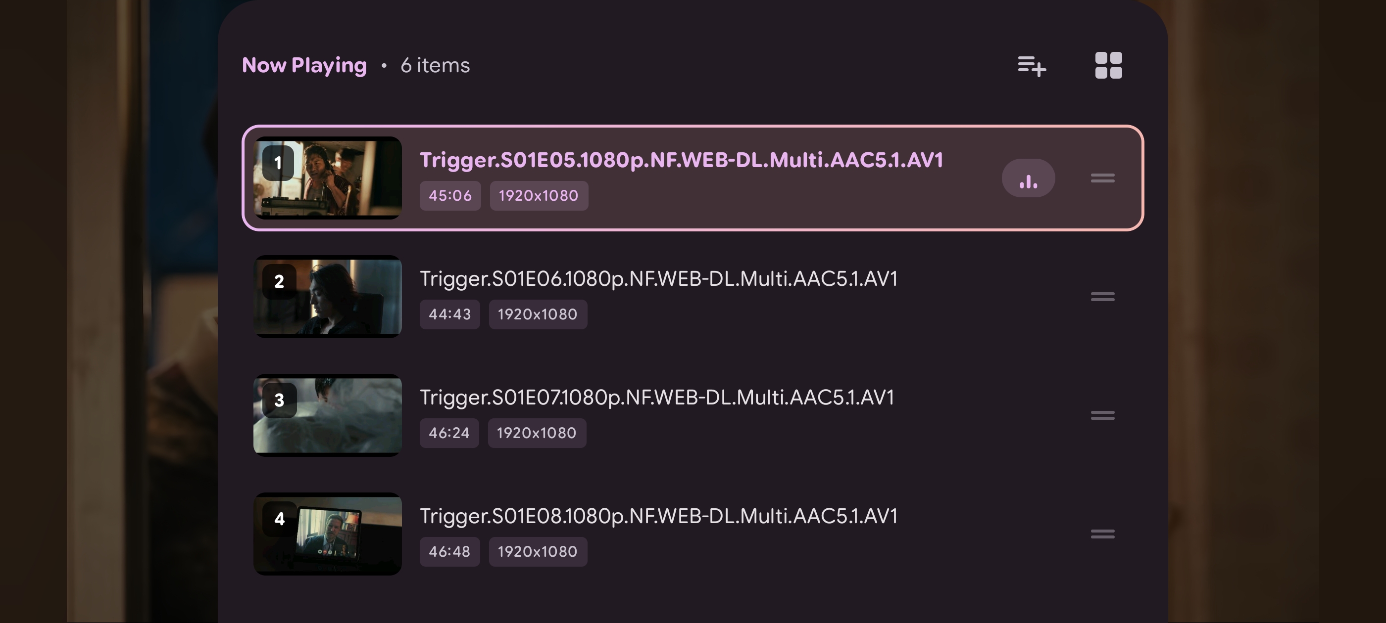 Queue and playlist management